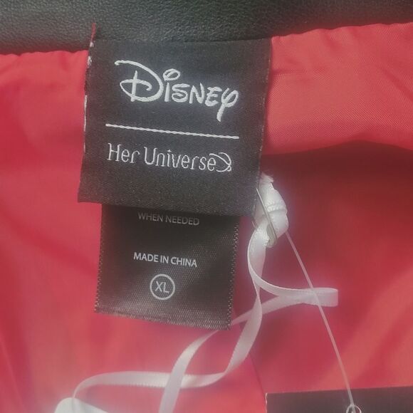 Disney Cruella Moto Jacket Speak of the DeVil 101 Dalmatians Junior XL New OOS - Picture 11 of 16